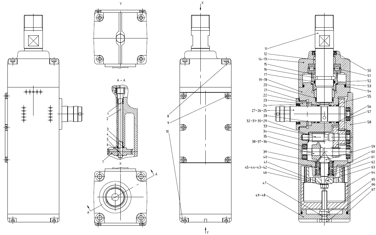 Tankwaschkopf DWG